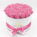 Pink Roses | Large White Box | LONG LASTING
