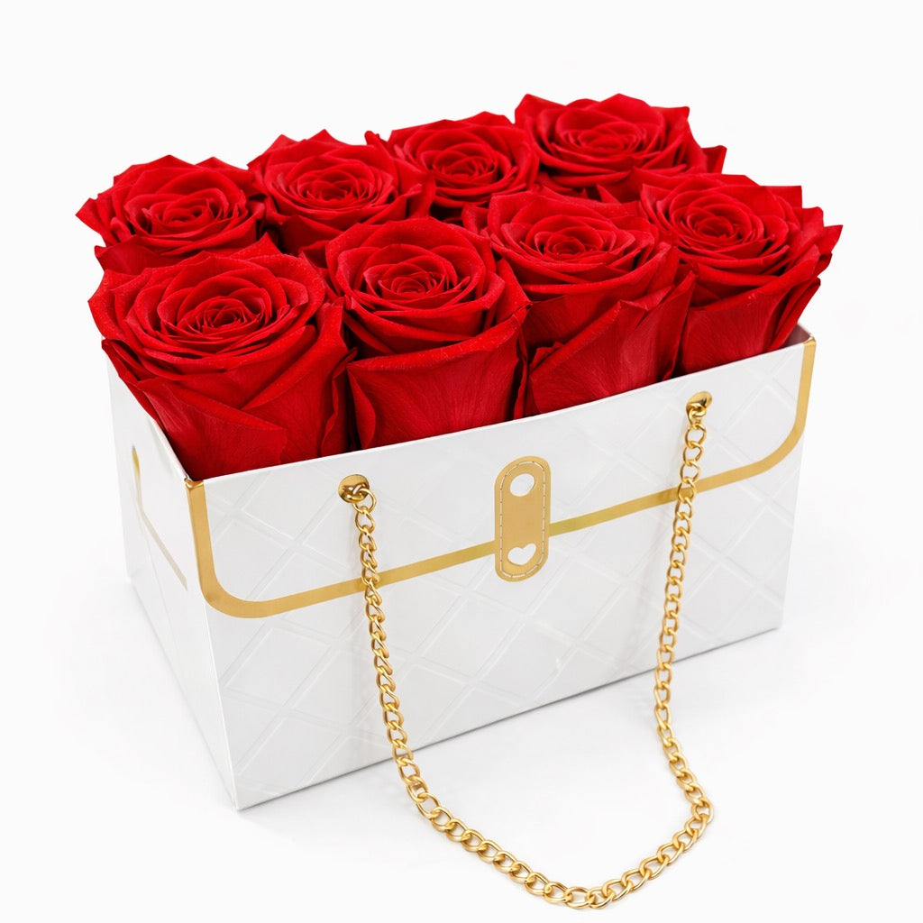 Red Roses | Purse | LONG LASTING