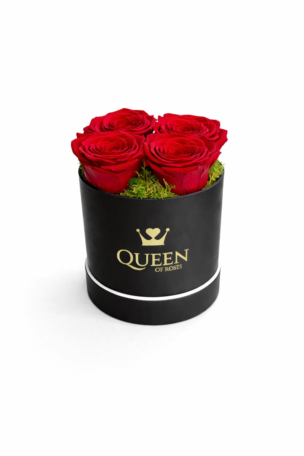4 Red Roses | Black Box | LONG LASTING