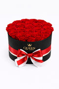 Red Roses | Medium Black Box | LONG-LASTING