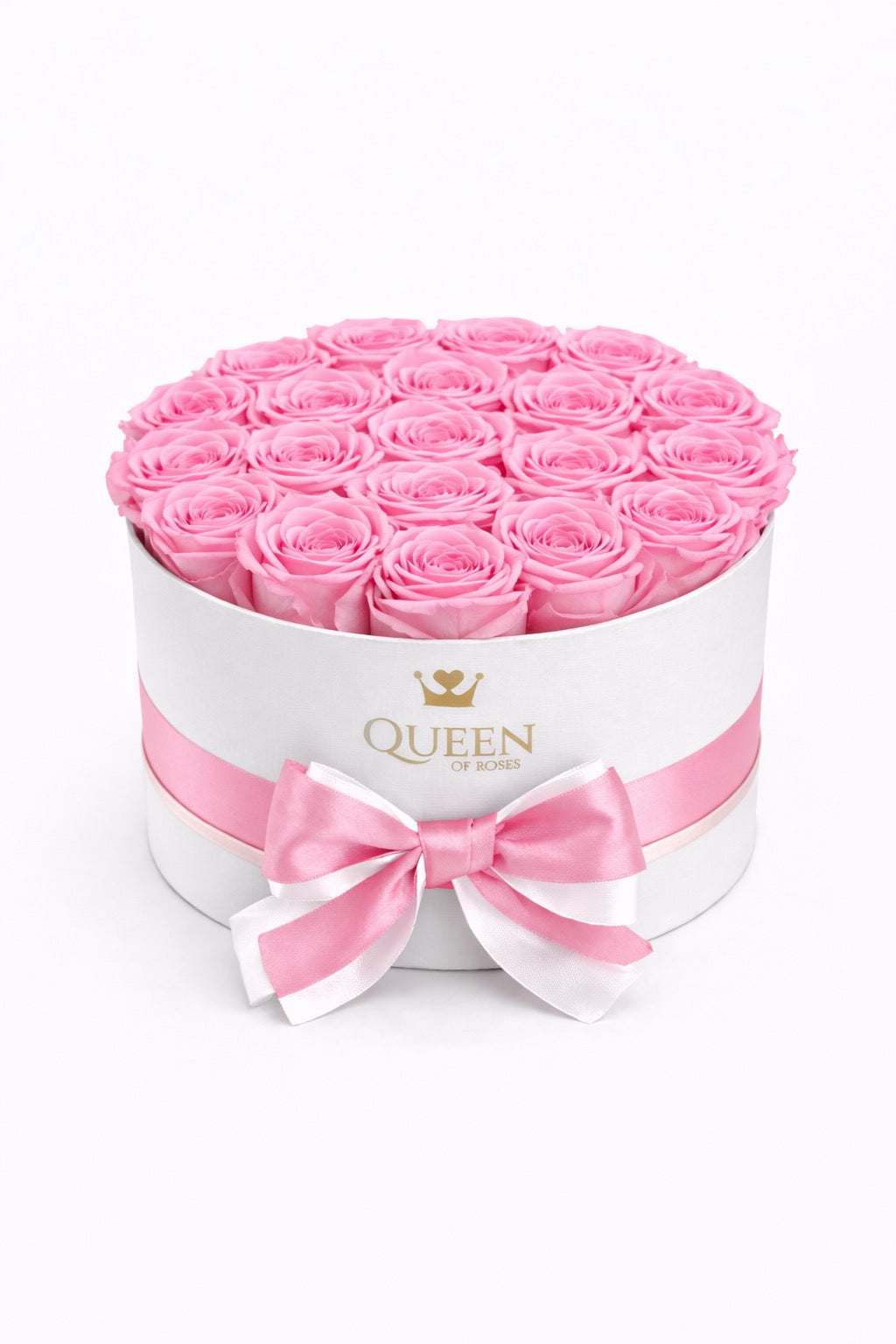 Pink Roses | Medium White Box | LONG LASTING